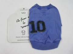 MDサイズ　as know as de wan アズノウアズデワン　MDサイズ　N 10　Tシャツ　ブルー　中古