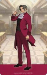 逆転裁判　御剣怜侍　キャラカード　２０周年 パセラ　トレーディングカード　パセラ 逆転裁判 20th 御剣怜侍 カード 特典 パセラ - メルカリ