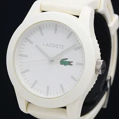  箱付 稼働 ラコステ QZ ホワイト文字盤 2.773.747 メンズ腕時計 2000000 NSK KMR
