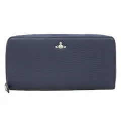 超美品 ヴィヴィアンウエストウッド 現行ロゴ タイニー シルバーオーブ ラウンドファスナー 長財布