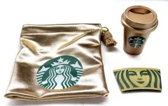 【中古】グッズセット ホリデー 2024 ミニカップギフト ゴールド 「スターバックスコーヒー」