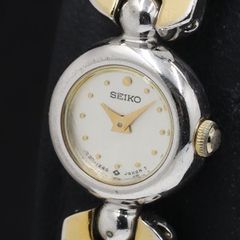 ✨SEIKO✨セイコー✨1E20-5280✨シルバー文字盤✨ハート✨腕時計