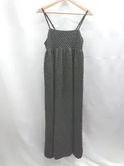 ◇ ⊂ MAJESTIC LEGON マジェスティックレゴン 肩紐調節可能 袖なし マキシ ワンピース サイズM マルチ レディース E  【1503050041973】