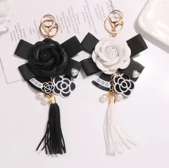 カメリア　キーリング　キーホルダー　じゃらじゃら可愛い♪　バッグチャーム　じゃらじゃらキーホルダー　プレゼント　アクセサリー　スマホストラップ　鍵　スマホケース