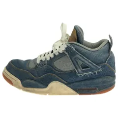 NIKE (ナイキ) ×LEVI'S AIR JORDAN 4 RETRO LEVIS NRG AO2571-401 リーバイス エアジョーダン4レトロ ローカットスニーカー デニム インディゴ US10/28cmのサムネイル