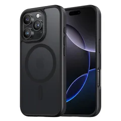 NIMASO iPhone 16 Pro Max 用 ケース MagSafe対応 スマホケース マグセーフ対応 カバー 滑り止め マット仕上げ 全面保護 いPhone16 Pro Max 対応 耐衝撃 米軍MIL規格取得 ワイヤレス充電 ストラップホール付…