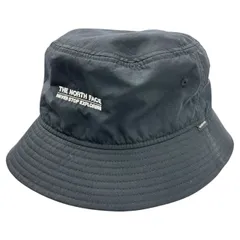 THE NORTH FACE(ノースフェイス) SPECIAL MAKE UP HAT ロゴ刺繍 バケット ハット  NN02141A FREE ブラック×ホワイト