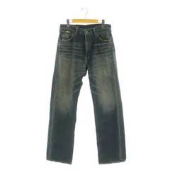 リーバイス Levi's 504 デニムパンツ ジーンズ ストレート ダメージ加工 31-33 ブルー /MY ■OS ■GY39 ■AX