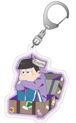 【中古】キーホルダー・マスコット(キャラクター) 一松(旅行柄) アクリルキーホルダー 「おそ松さん」