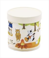 新品・未使用】ヒグチユウコ 陶器キャニスターM 〈まえにならって