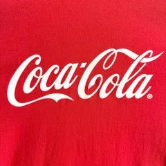 SCREEN STARS スクリーンスターズ Coca-Cola コカコーラ 両面プリント バックプリント 半袖Tシャツ 赤 レッド Lサイズ No.G192のサムネイル