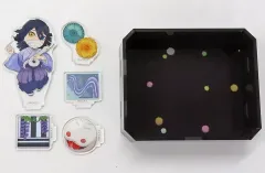 【中古】アクリルスタンド・アクリルパネル 伊黒小芭内 立体アクリルスタンド 「鬼滅の刃×ufotable Cafe×マチ★アソビCAFE 伊黒小芭内 誕生祭2024」