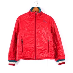 エーグル ブルゾン 中綿 ジャケット アウトドア アウター レディース XSサイズ レッド AIGLE 【中古】のサムネイル
