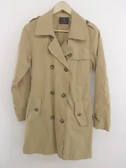 ◇ ◎ VENCEEXCHANGE ヴァンスエクスチェンジ 長袖 トレンチコート サイズM ベージュ系 レディース P  【中古】 【1210040000253】