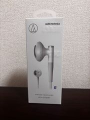 【新品未使用、匿名配送】オーディオテクニカ ワイヤレスイヤホン セミオープン型 Bluetooth リモコン/マイク付 ホワイト ATH-C200BT WH