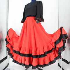 フラダンス 衣装 ワンピース ドレス レッド系 マーメイドライン