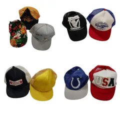 90s 00s キャップ　まとめ売り　セット　16個 2025年最新】キャップ 古着 まとめ売りの人気アイテム - メルカリ