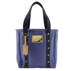 【LOUIS VUITTON】ルイ・ヴィトン カバMM アンティグア Ｍ40087 キャンバス 青 SP0026 レディース トートバッグ