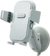 829 エレコム スマホスタンド キッチン向け 吸盤式 壁付 Android、iPhone 料理 グリーン HA-STSC01GN