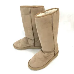 VANS★本革/暖か/ムートン風ブーツ【23.0/茶/BROWN】Shoes◆WB81-3