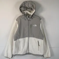 古着 ザ・ノースフェイス THE NORTH FACE フルジップフリースジャケット デナリジャケットパーカー ポーラテック S  ホワイト レディース