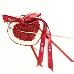 売れ筋商品|||ピンクハウス★カットソー Vネック 大きいサイズL お花の刺繍&フリル付き♪黒系 z12017 PINK HOUSE - ピンクハウス☆カットソー Vネック 大きいサイズL