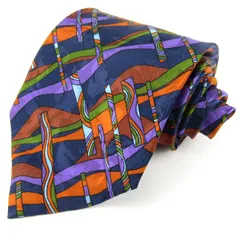 ミッソーニ ブランドネクタイ 総柄 シルク イタリア生地 日本製 メンズ マルチカラー Missoni 【中古】