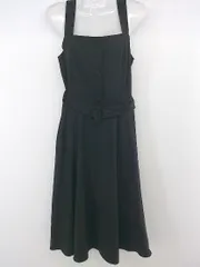 ◇ ◎ fifth フィフス 膝下丈 サロペット ワンピース サイズM ブラック レディース P  【中古】 【1209090001112】のサムネイル