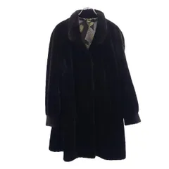 サガミンク リアルファー コート 焦茶系 SAGA MINK 毛皮 レディース