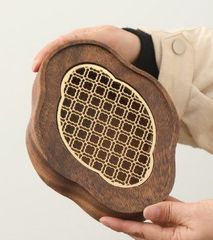 胡桃 雲型 茶盤
