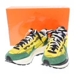 sacai×NIKE サカイ ナイキ VAPOR WAFFLE TOUR YELLOW/STADIUM GREEN-SAIL ヴェイパーワッフルスニーカー CV1363-700 イエロー グリーン 27