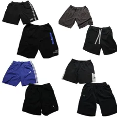 古着卸 まとめ売り スポーツブランドMIX ショートパンツ 8枚セット (メンズ L ) アディダス ジョーダン スウェットショーツ 古着 NA4652