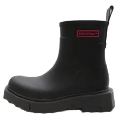OFF-WHITE (オフホワイト) RUBBER RAIN BOOT ラバー レイン ブーツ OMID016F22MAT0011035 ブラックのサムネイル