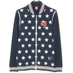 ★SALE価格★アルチビオ ジャケットブルゾン ネイビー×白 身頃星柄  メンズ 46(M) ゴルフウェア archivioのサムネイル