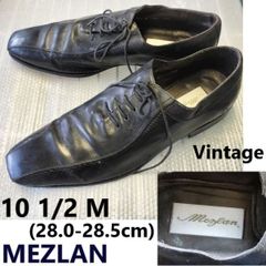 スペイン製/Vintage★メツラン/MEZLAN★部分型押し本革/内羽根/スワールモカ【28.0-28.5黒/マッケイ】ドレスシューズ/ビジネス◆b18J161