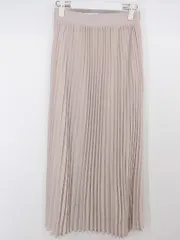 ◇ ◎ GRL グレイル タグ付 ロング プリーツ スカート サイズL ピンク レディース P  【中古】 【1209190001562】