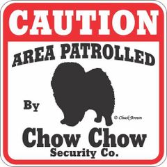 Caution コーションサインボード　チャウチャウ　Chow Chow アメリカ直輸入　新品未使用
