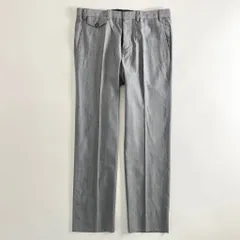 14A26 イタリア製 Maison Martin Margiela メゾンマルジェラ スラックスパンツ ボタンフライ ボトム ここのえ期 ⑭ レプリカライン 44 ブルーグレー メンズ 男性用のサムネイル