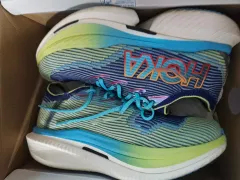 HOKAONEONE (ホカオネオネ) CIELO X1 ブルー×黄緑 28cm 中古・古着通販】HOKAONEONE (ホカオネオネ) CIELO X1 ブルー×黄