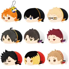 【中古】ぬいぐるみマスコット・ぬいぐるみバッジ 全9種セット 「もちもちマスコット ハイキュー!! vol.1」