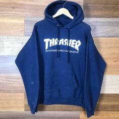 THRASHER スラッシャー ロゴプリント スウェット パーカー サイズ メンズ M スケート 古着 s25020950