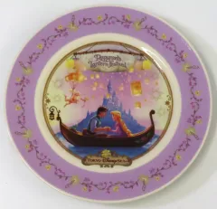 【中古】皿・ボウル ラプンツェル＆フリン・ライダー スーベニアプレート 「塔の上のラプンツェル ラプンツェルのランタンフェスティバル」 東京ディズニーシー限定 ファンタジースプリングスグッズ 対象メニュー注文特典