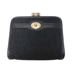 【真贋判定済】DIOR ディオール トロッター コインケース  ブラック ウォレット B0420WCVQ2