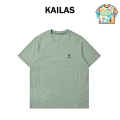 【今日特価】KAILAS 刺繍ロゴ丸首ファンクション T シャツ-2-WTO輸入-LYS78
