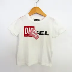 ディーゼル 半袖Ｔシャツ ロゴ トップス ベビー 男の子用 24Mサイズ ホワイト DIESEL 【中古】