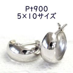 プラチナ(Pt900)中折れ式フープピアス(10mmスピンドル、日本製) - メルカリ