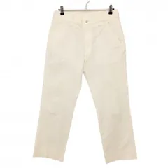 アディダス パンツ アイボリー シンプル ロゴ刺しゅう ストレッチ  メンズ 85 ゴルフウェア adidas