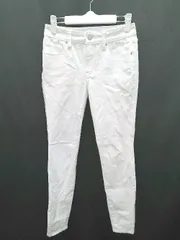 ◇ Θ AZUL BY MOUSSY アズールバイマウジー ストレッチ　スキニー デニム パンツ サイズS ライトブルー レディース P  【1409250010941】