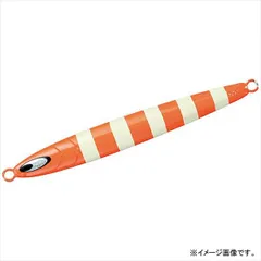 ダイワ メタルジグ 鏡牙ジグ セミロング100g オレンジゼブラのサムネイル