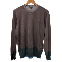 【美品】GIORGIO ARMANI 半袖 ニット イタリア製 ネイビー 2025年最新】Giorgio Armani メンズ ニット・セーターの人気